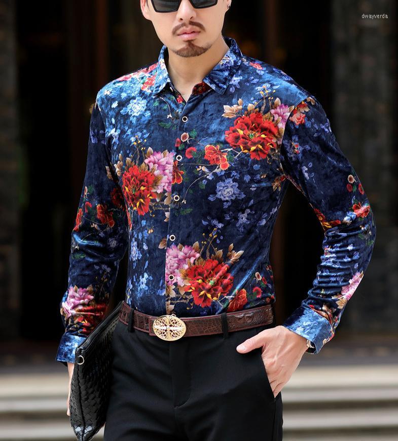 Men's Dress Shirts Floral Mens Pattern Velvet Boutique Long Sleeve Shirt Silk Soft Business Casual Men Slim Fit Autumn -XXXLMen's Dway22, Style1
Men's Dress Shirts Floral Mens Pattern Velvet Boutique Long Sleeve Shirt Silk Soft Business Casual Men Slim Fit Autumn -XXXLMen's Dway22, Style1