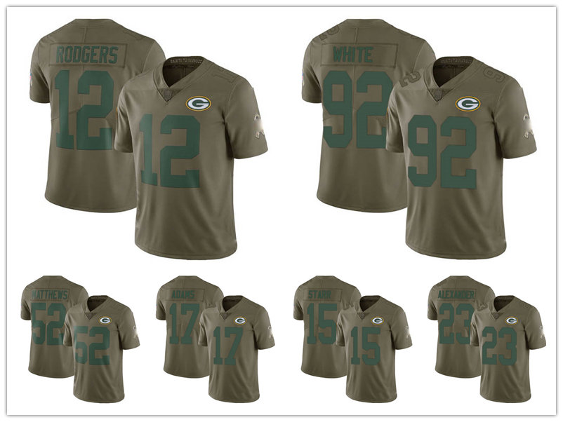 Jersey Green Bay''Packers''MEN WOMEN YOUTH Aaron Rodgers Aaron Jones Clay Matthews Limited Football Olive 2017 Salute to Service
Jersey Green Bay''Packers''MEN WOMEN YOUTH Aaron Rodgers Aaron Jones Clay Matthews Limited Football Olive 2017 Salute to Service