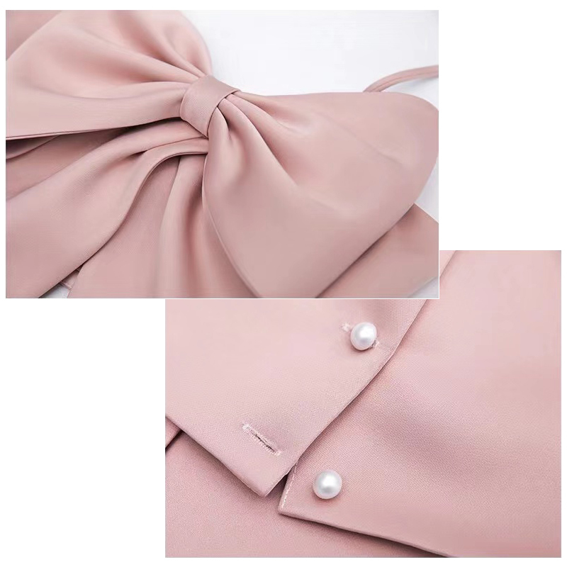 Sexy Patchwork Bow Women Vest Square Collar Sleeveless Spaghetti Strap Slim Tunic Tank Tops Female Clothes 220325