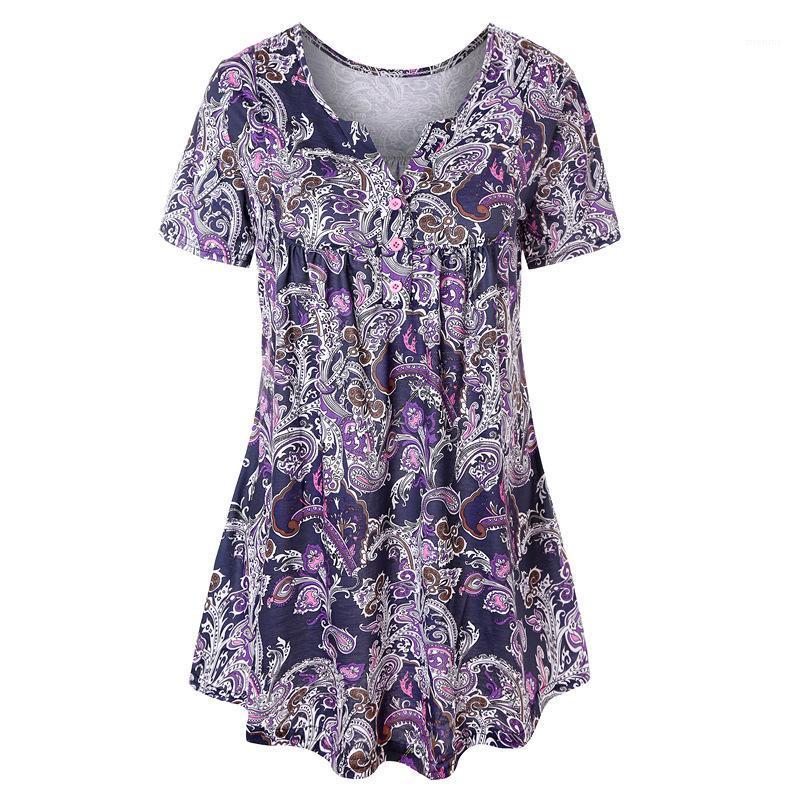 Print Blouse Oversize Short Sleeve Sexy Button O Collar Lady Beach Shirt Plus Size Tunic Casual Loose Tops Blusas 3XL Women' Blouses & Shir, Purple
Print Blouse Oversize Short Sleeve Sexy Button O Collar Lady Beach Shirt Plus Size Tunic Casual Loose Tops Blusas 3XL Women' Blouses & Shir, Purple