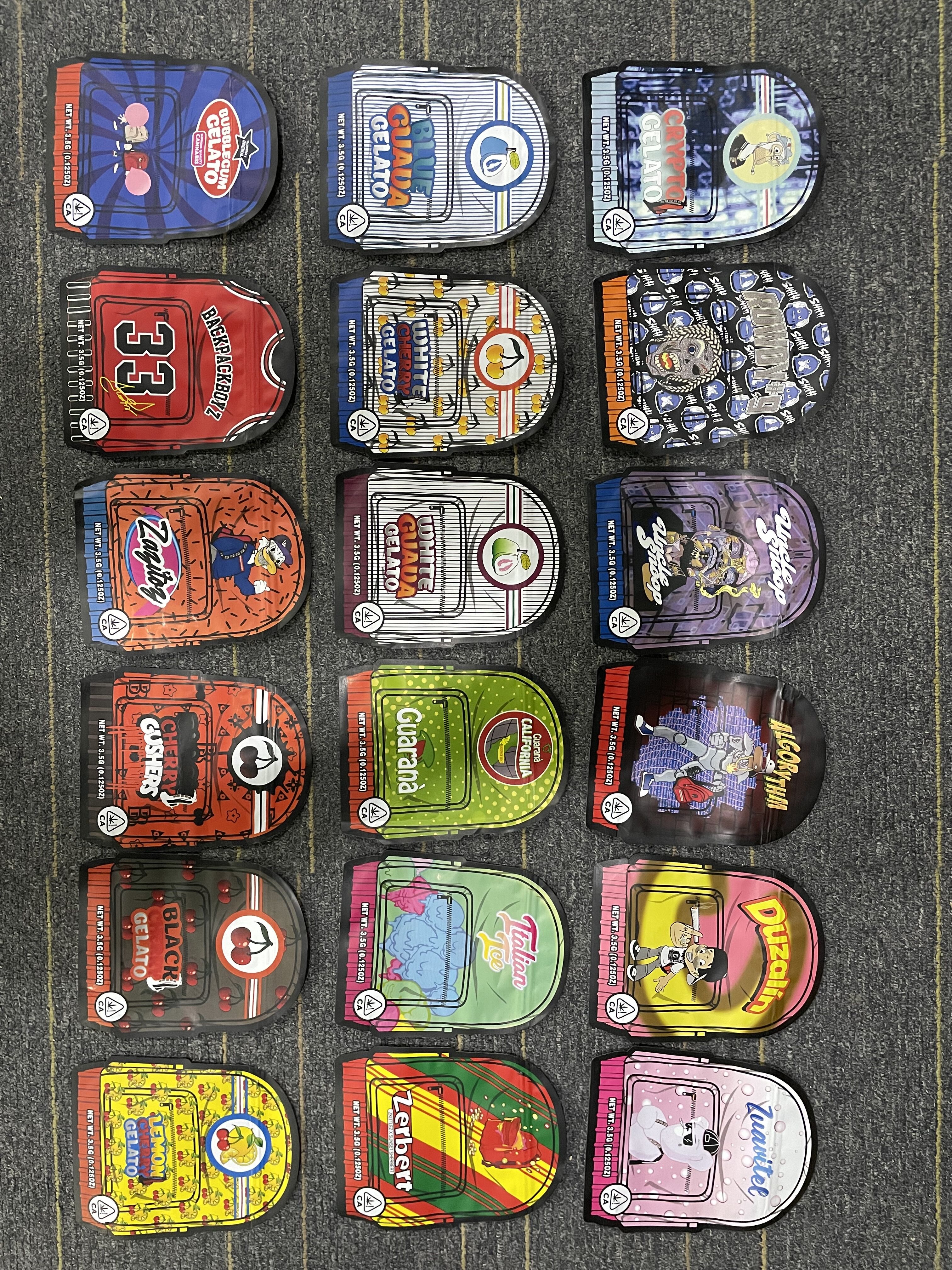 Dry herb flower unique shape bag 3.5g backpack boyz zerbert crypto rowdy #9 uncle snoop algorythm duzalin zuavitel black cherry gelato shaped Die Cut mylar bags packs
Dry herb flower unique shape bag 3.5g backpack boyz zerbert crypto rowdy #9 uncle snoop algorythm duzalin zuavitel black cherry gelato shaped Die Cut mylar bags packs