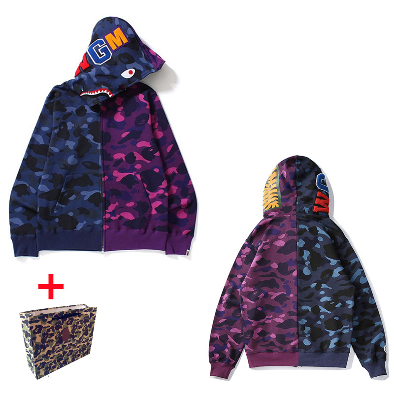 Men's Hoodies & Sweatshirts High Quality Apes Japanese Shark ape head Luminous camo Star galaxy Spots Men and women couples with the same 100% Cotton hoodie C002, 1pcs buttons
Men's Hoodies & Sweatshirts High Quality Apes Japanese Shark ape head Luminous camo Star galaxy Spots Men and women couples with the same 100% Cotton hoodie C002, 1pcs buttons