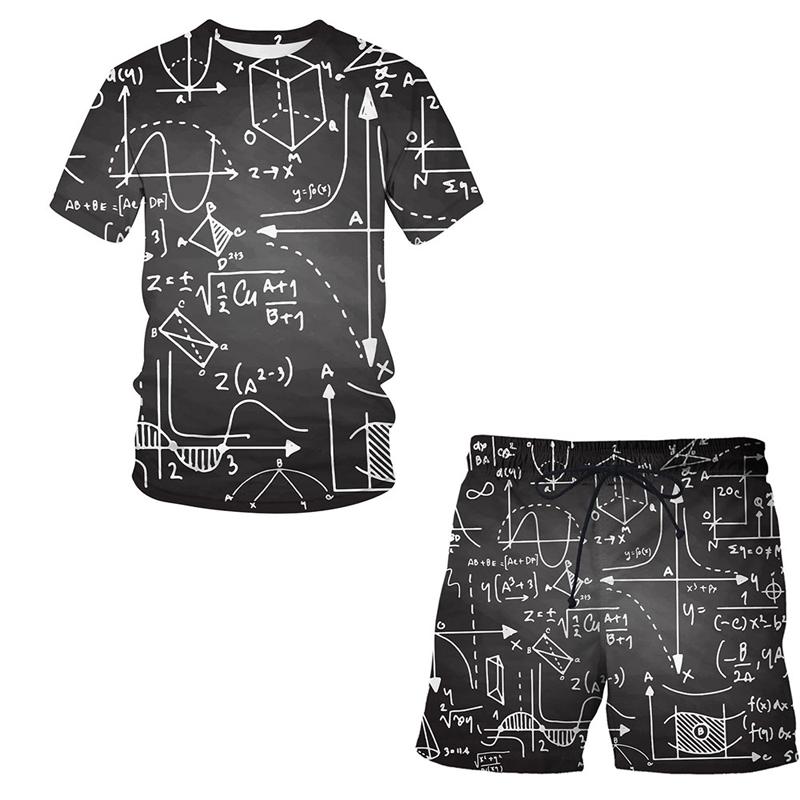 Men's Tracksuits Latest Men Sports Suit 3D Print Mathematical Formula Mens Sets Summer Breathable Two-piece O-neck Casual T-shirt Shorts Clo, Cbt-3340jiacbdk-1762
Men's Tracksuits Latest Men Sports Suit 3D Print Mathematical Formula Mens Sets Summer Breathable Two-piece O-neck Casual T-shirt Shorts Clo, Cbt-3340jiacbdk-1762