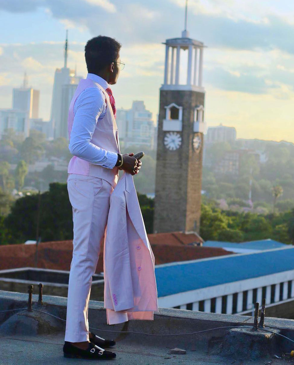 Blush Pink Men Wedding Tuxedos Double Breasted Pants Suits Handsome Groom Prom Party Formal Outfit 3 Pieces