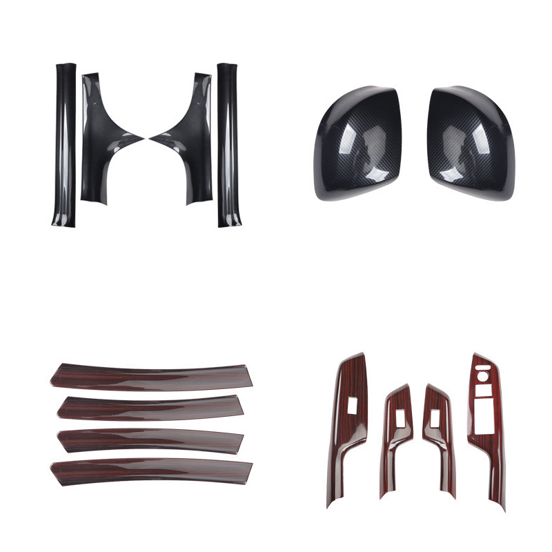 Car Door Armrest Rearview Mirror Carbon Fiber Pattern Modification Accessories For Civic 9th Gen 2012 2013 2014 Decorative Parts