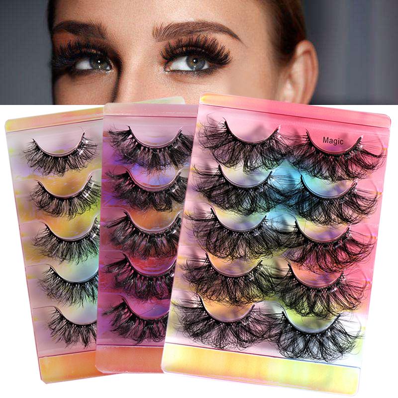False Eyelashes 5Pairs Fake Lashes Bulk Faux With Custom Wispy Natural Mink Eyelash Fluffy Makeup Tool 25mm Lash ExtensionFalse
False Eyelashes 5Pairs Fake Lashes Bulk Faux With Custom Wispy Natural Mink Eyelash Fluffy Makeup Tool 25mm Lash ExtensionFalse