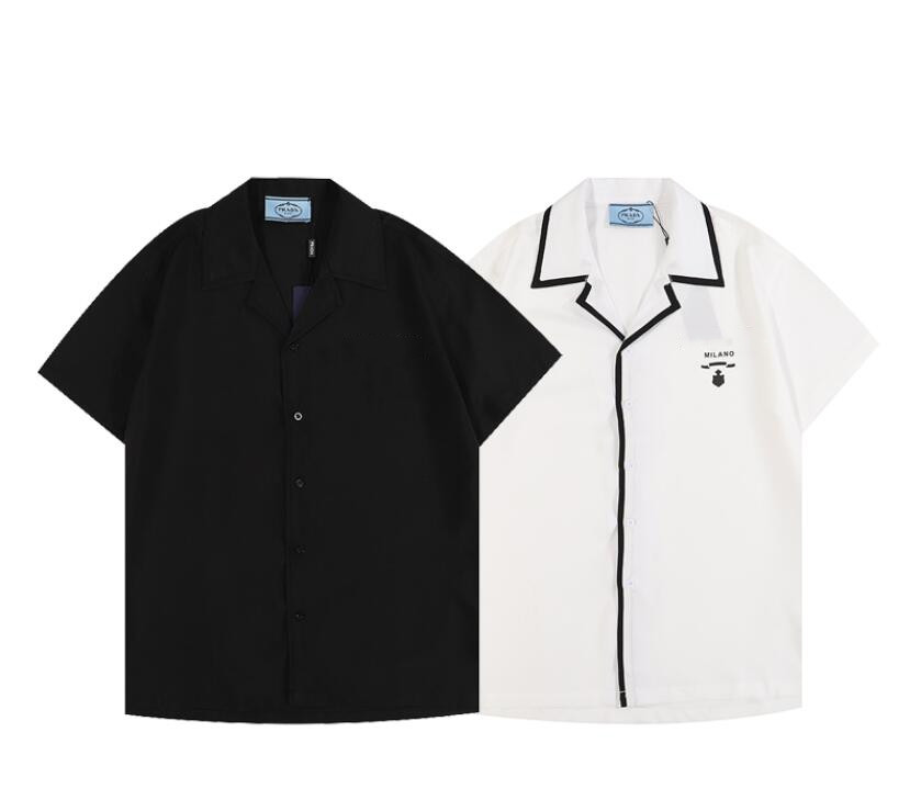 Men's Short Sleeve Shirt New Couple Letter Print Lapel Cotton Loose Casual Vacation Colorblock Top Jacket #2022, Black 
Men's Short Sleeve Shirt New Couple Letter Print Lapel Cotton Loose Casual Vacation Colorblock Top Jacket #2022, Black