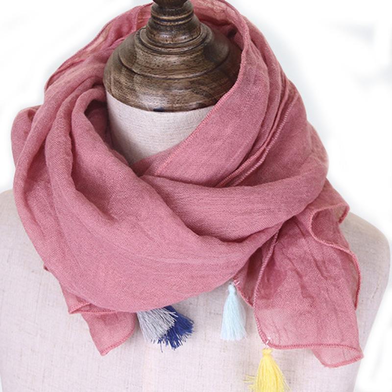 Scarves Spring Solid Color Sweet Children Scarf Korean Version Wild Tassels Soft Breathable Cotton Linen Warm Shawl Boys Girls E12
Scarves Spring Solid Color Sweet Children Scarf Korean Version Wild Tassels Soft Breathable Cotton Linen Warm Shawl Boys Girls E12