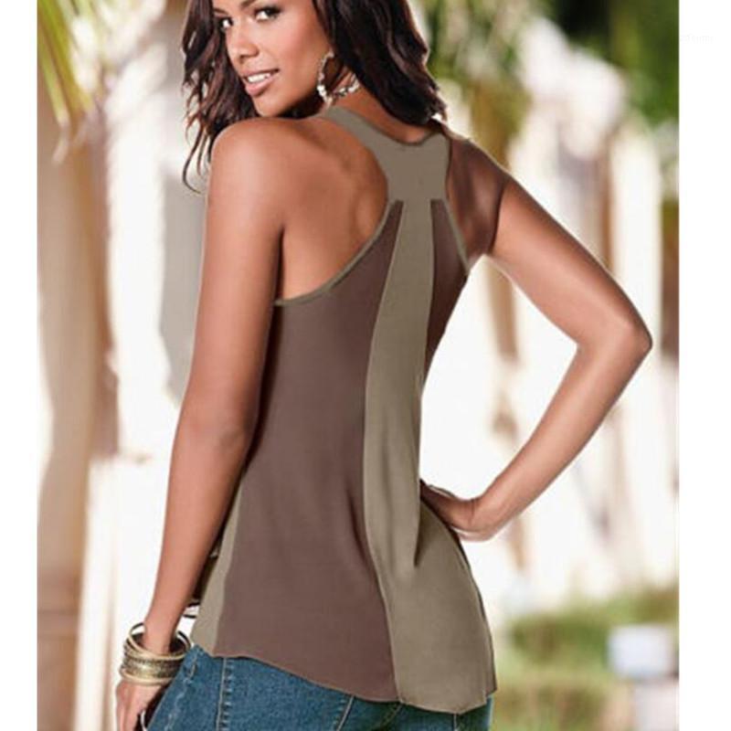 Women Blouse Sleeveless Summer Shirt Loose Chiffon Plus Size Color Patchwork Halter Tops White Ladies Camisas Mujer Women' Blouses & Shirts
Women Blouse Sleeveless Summer Shirt Loose Chiffon Plus Size Color Patchwork Halter Tops White Ladies Camisas Mujer Women' Blouses & Shirts