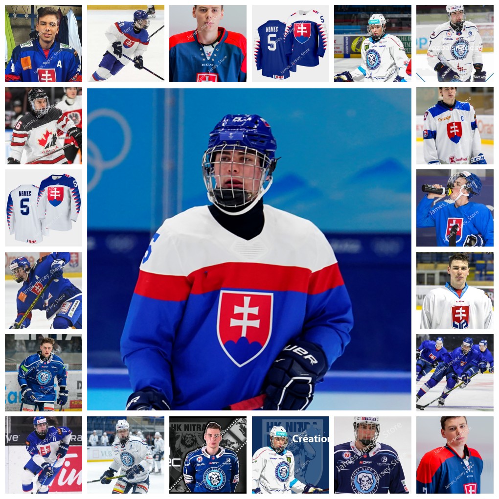 Simon Nemec ICE Hockey Jersey Custom Vintage Slovak Extraliga HK Hokejovy Klub Nitra Jersey 2021 IIHF World Championship Jerseys 2021 Hlinka Gretzky Stitched Draft, 20
Simon Nemec ICE Hockey Jersey Custom Vintage Slovak Extraliga HK Hokejovy Klub Nitra Jersey 2021 IIHF World Championship Jerseys 2021 Hlinka Gretzky Stitched Draft, 20