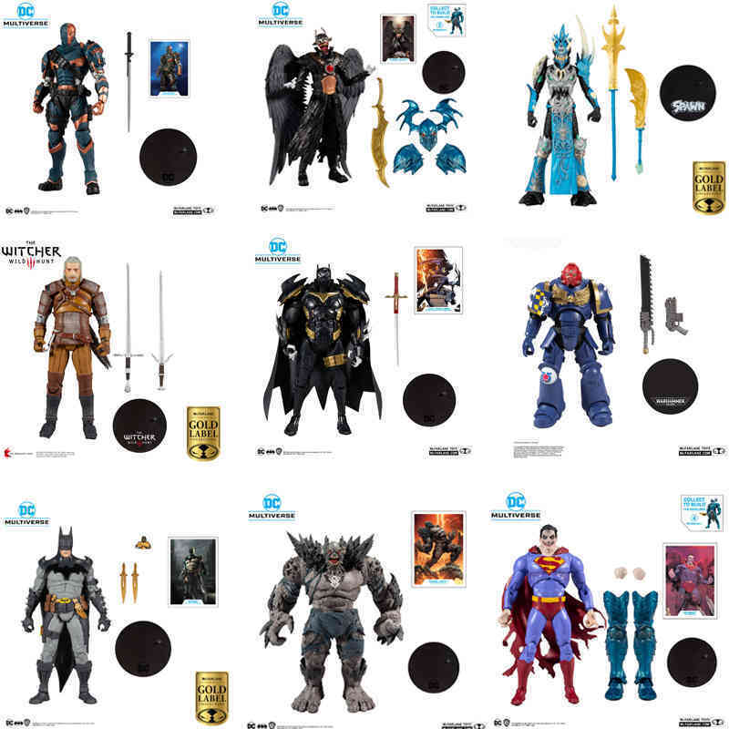 McFarlane all seri model toys, Color