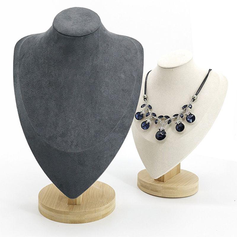 Jewelry Pouches Bags Elegant Necklace Display Model Bust Stand For Home Dresser Shelves Business Showroom Fair Storage Gray BeigeJewelry
Jewelry Pouches Bags Elegant Necklace Display Model Bust Stand For Home Dresser Shelves Business Showroom Fair Storage Gray BeigeJewelry