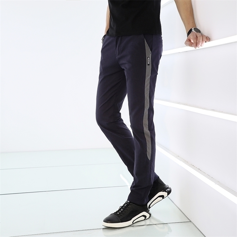BINHIIRO Summer Mens Pants Splice Thin Section Elastic Casual Pants Men Mixed Cotton Jogging Sports Pants Male K9908 201110, Dark gray - 9908
BINHIIRO Summer Mens Pants Splice Thin Section Elastic Casual Pants Men Mixed Cotton Jogging Sports Pants Male K9908 201110, Dark gray - 9908