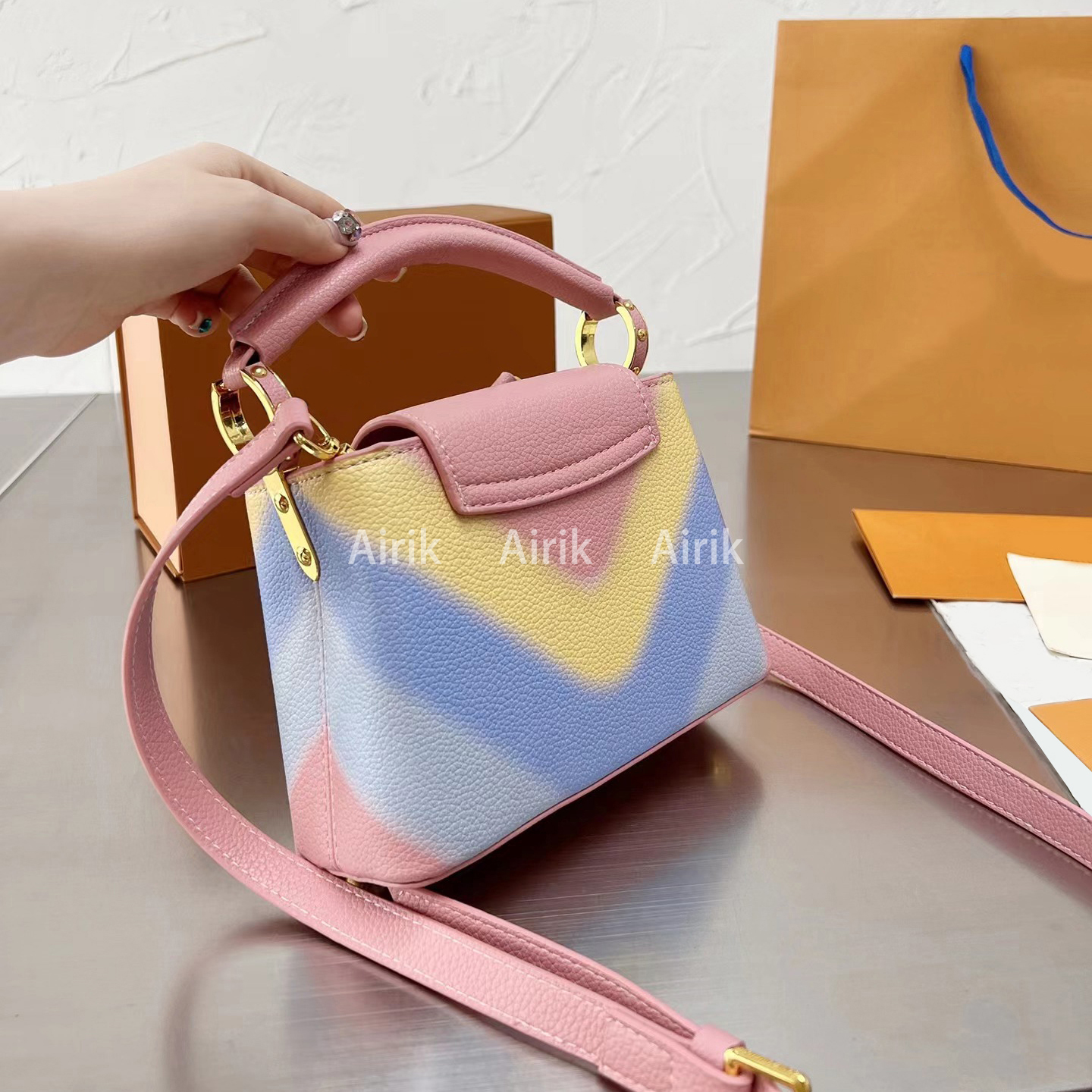 Fashion Totes Bags Genuine Leather Shoulder Bag airik Designer Women's Handbag Wallet Fashion Brand Crossbody N92173/M48865 size 27*18*9, Camouflage
Fashion Totes Bags Genuine Leather Shoulder Bag airik Designer Women's Handbag Wallet Fashion Brand Crossbody N92173/M48865 size 27*18*9, Camouflage