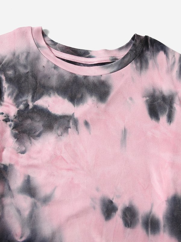 Teen Girls Tie Dye Tee & Shorts Set SHE