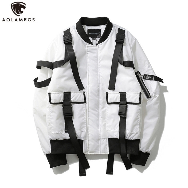 Aolamegs Men Jacket Solid Ribbon Bomber Jacket Windbreaker Outwear Youth Harajuku Pockets Style Loose Jackets Zipper Coat 201116, Purple
Aolamegs Men Jacket Solid Ribbon Bomber Jacket Windbreaker Outwear Youth Harajuku Pockets Style Loose Jackets Zipper Coat 201116, Purple