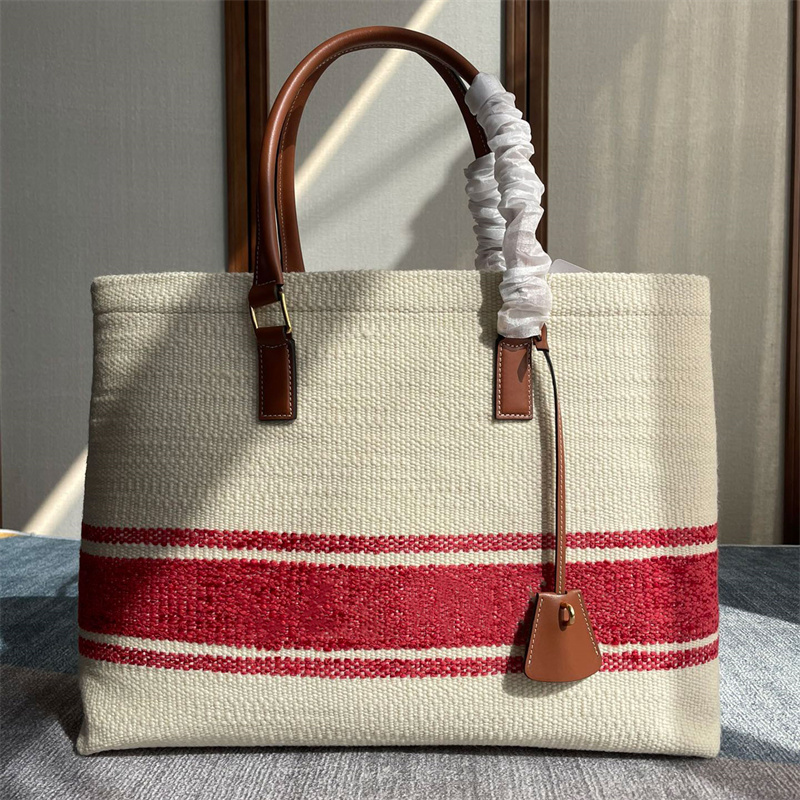 Designer Luxury Cabas canvas shopping tote bags women fashion large capacity handbag celin bag, Red
Designer Luxury Cabas canvas shopping tote bags women fashion large capacity handbag celin bag, Red