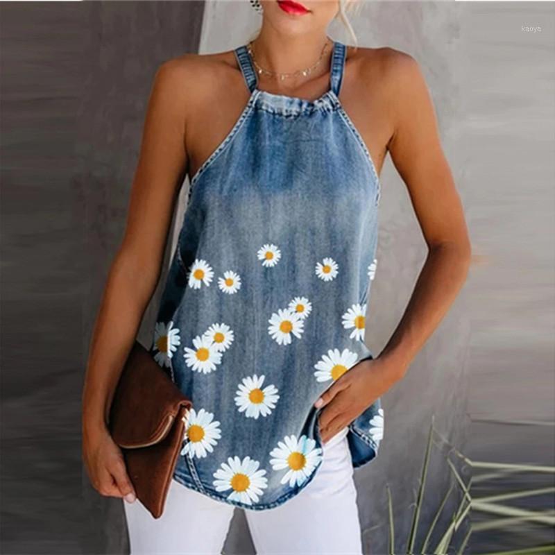 Summer Women Halter Tops Casual Ladies Clothing Fashion Sleeveless Floral Print Oxford Soft Comfortable Female Women's Tanks & Camis, Grey
Summer Women Halter Tops Casual Ladies Clothing Fashion Sleeveless Floral Print Oxford Soft Comfortable Female Women's Tanks & Camis, Grey