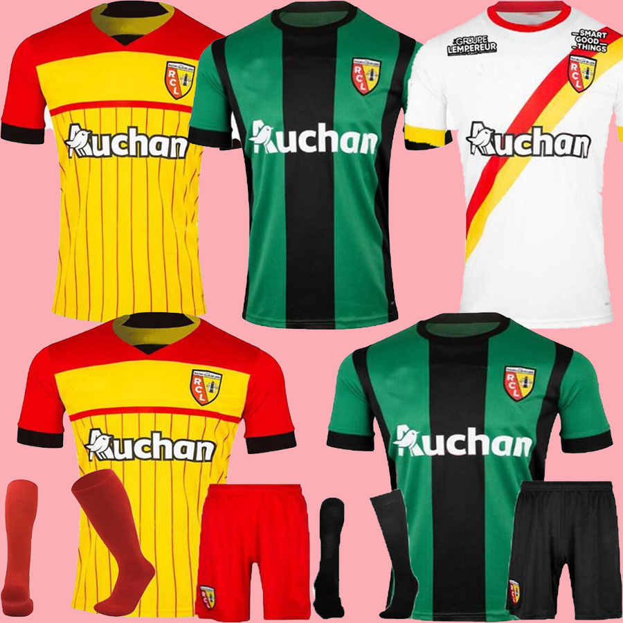 2022 RC Lens third away maillot soccer jerseys 23 home KAKUTA OPENDA 27 GANAGO SOTOCA FOFANA GRADIT FORTES BUKSA CABOT BANZA POREBA Football Shirts men kids kit