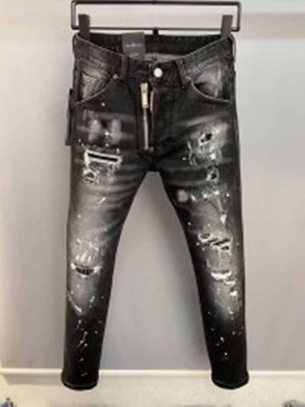 2022 New Men Jeans Hole Light Blue Dark gray Italy Brand Man Long Pants Trousers Streetwear denim Skinny Slim Straight Biker Jean for D2 Top quality size 28-38 9856, White
2022 New Men Jeans Hole Light Blue Dark gray Italy Brand Man Long Pants Trousers Streetwear denim Skinny Slim Straight Biker Jean for D2 Top quality size 28-38 9856, White
