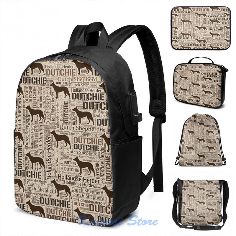Backpack Dutch Shepherd - Hollandse Herder Dutchie USB Charge Men School Bags Women Bag Travel Laptop, Drawstring bag
Backpack Dutch Shepherd - Hollandse Herder Dutchie USB Charge Men School Bags Women Bag Travel Laptop, Drawstring bag