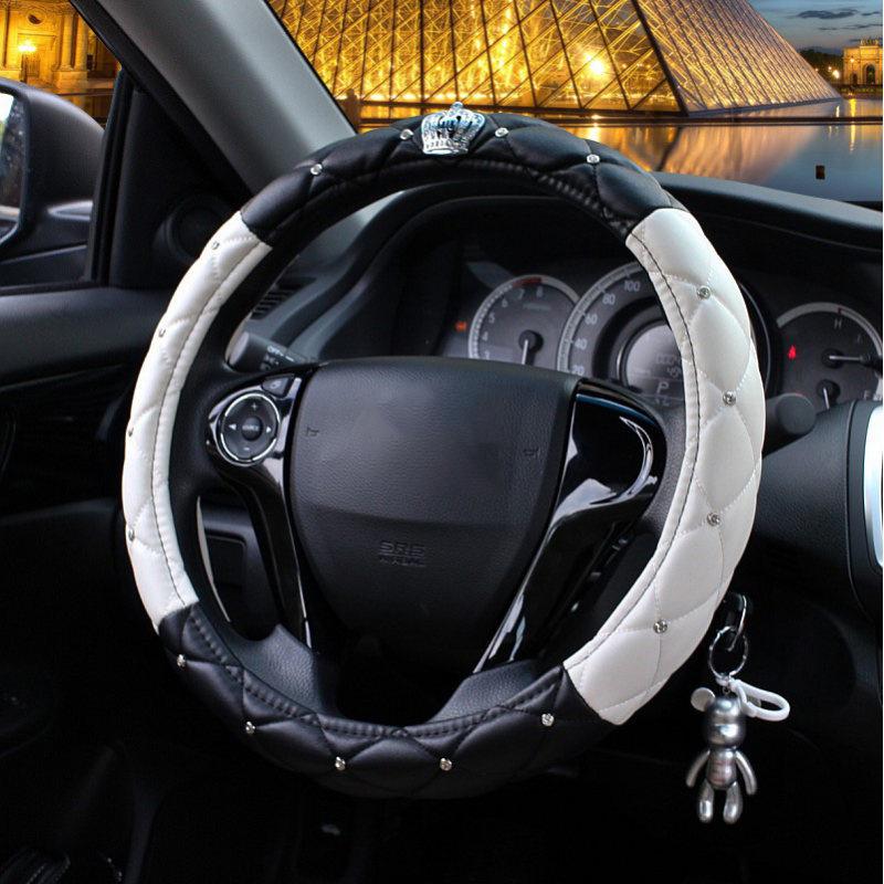 Steering Wheel Covers Car Cover Universal Car-styling Steering-Wheel Handle Auto Decoration Bling Accessories For GirlsSteering
Steering Wheel Covers Car Cover Universal Car-styling Steering-Wheel Handle Auto Decoration Bling Accessories For GirlsSteering