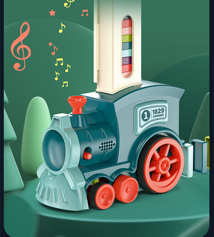 Wholesale Automatic Laying Domino kits Brick Train Car Set Sound Light Kids Colorful Plastic Dominoes Blocks Game Toys for Children Boys
Wholesale Automatic Laying Domino kits Brick Train Car Set Sound Light Kids Colorful Plastic Dominoes Blocks Game Toys for Children Boys