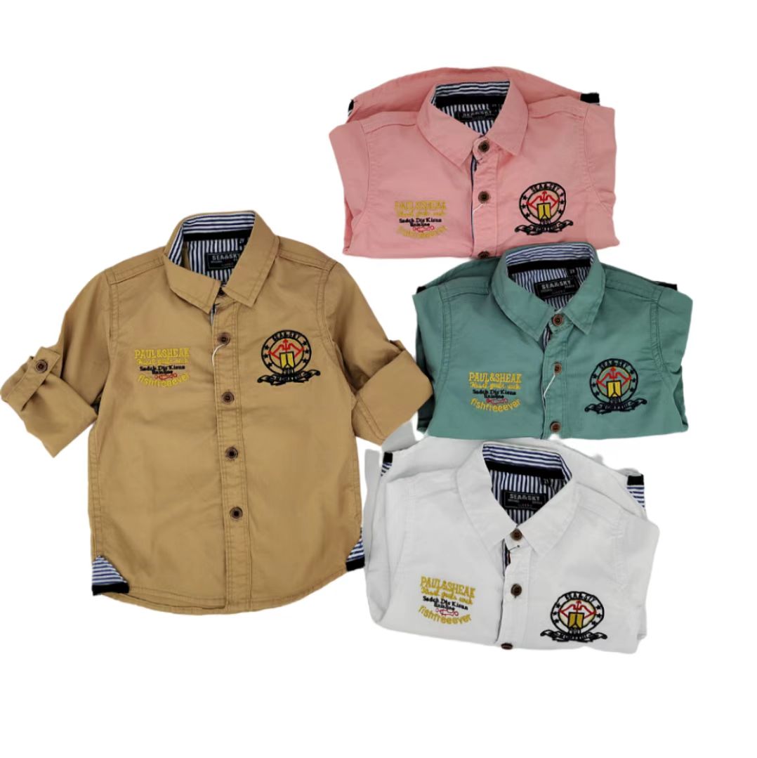 Shirt For Kids long sleeve High quality Fabric 100% cotton Elastic Summer Spring Autumn leisure simple Fashion Standard Classic Preppy Style clothing wholesale, Pink
Shirt For Kids long sleeve High quality Fabric 100% cotton Elastic Summer Spring Autumn leisure simple Fashion Standard Classic Preppy Style clothing wholesale, Pink