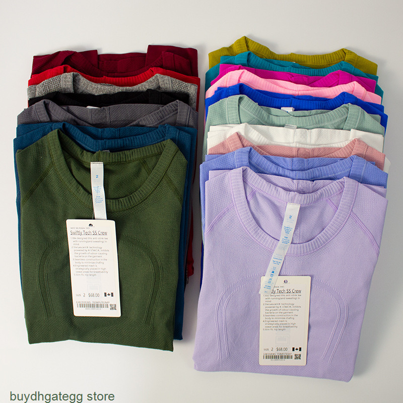 2022 Classic 2.0 Fitness Brand Lu's Women's Short Sleeve t Shirts Yoga Clothing High-elastic Breathable Running Top Quick Drying Seamless Gym Wear Eqvy, Cobweb purple
2022 Classic 2.0 Fitness Brand Lu's Women's Short Sleeve t Shirts Yoga Clothing High-elastic Breathable Running Top Quick Drying Seamless Gym Wear Eqvy, Cobweb purple