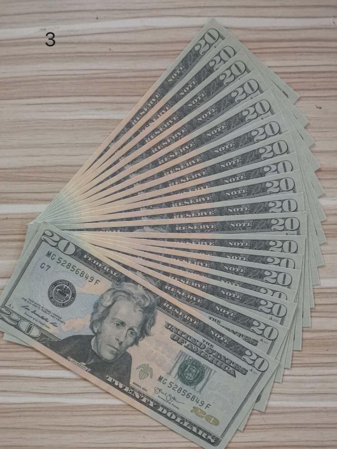 US Dollar Prop Dollars Movie Sales 309 Banknote Hot Party Fake Money Bar Games 20 Collection Gifts Oldic 
US Dollar Prop Dollars Movie Sales 309 Banknote Hot Party Fake Money Bar Games 20 Collection Gifts Oldic
