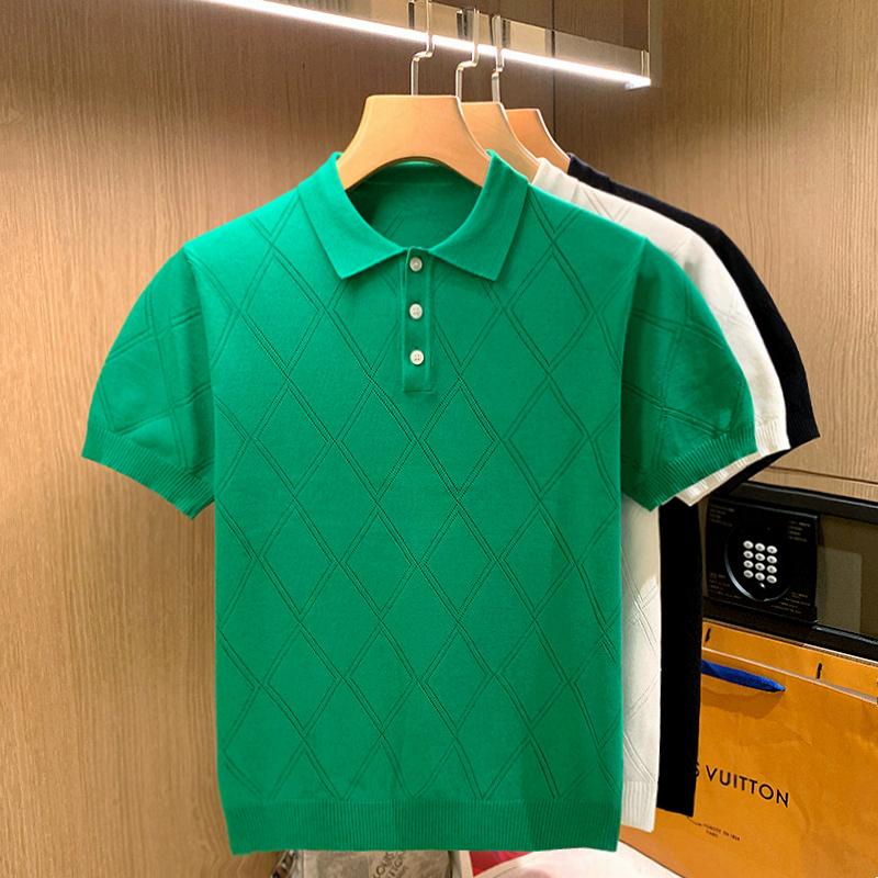 Men' Polos Korean Men Shirt Camiseta Masculina 2022 Summer Social Solid Color Short Sleeved Knitted Original Slim Fit Clothing Top C40Men, White
Men' Polos Korean Men Shirt Camiseta Masculina 2022 Summer Social Solid Color Short Sleeved Knitted Original Slim Fit Clothing Top C40Men, White