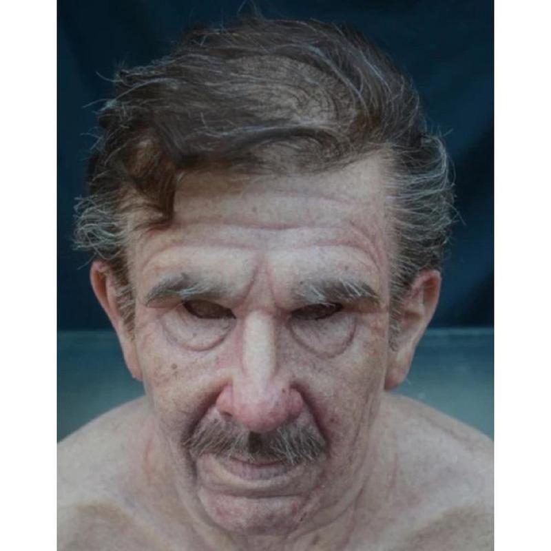 Old Man Scary Full Head Latex Halloween Funny Cosplay Party Mask 220611 - view 4