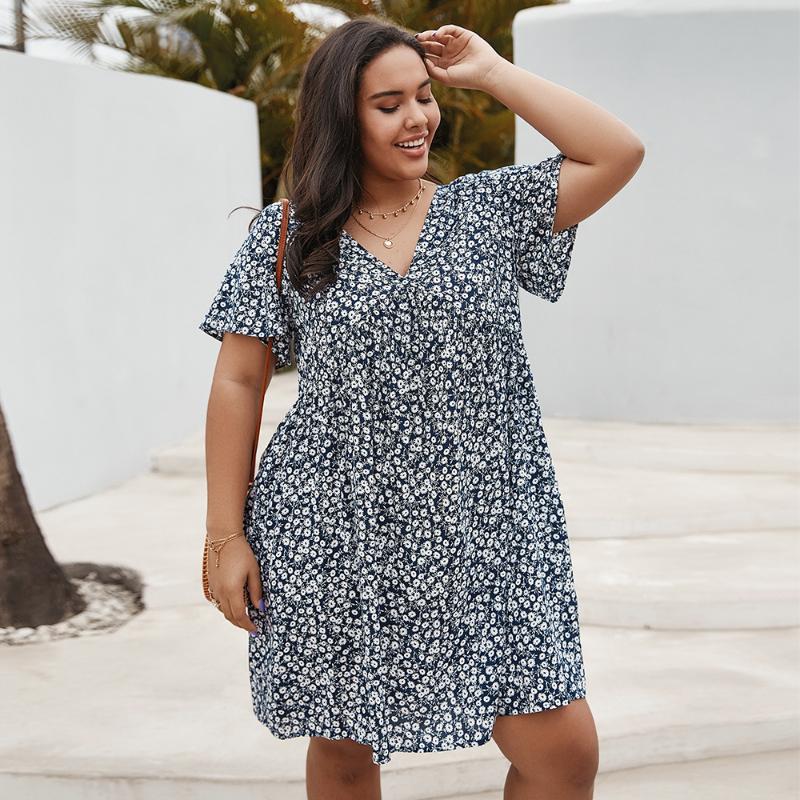 Plus Size Dresses Women Dress 2022 Summer Sexy V-Neck Bohemian Print Beach Ladies Yellow Short Sleeve Casual 4XL Fashion, Black
Plus Size Dresses Women Dress 2022 Summer Sexy V-Neck Bohemian Print Beach Ladies Yellow Short Sleeve Casual 4XL Fashion, Black
