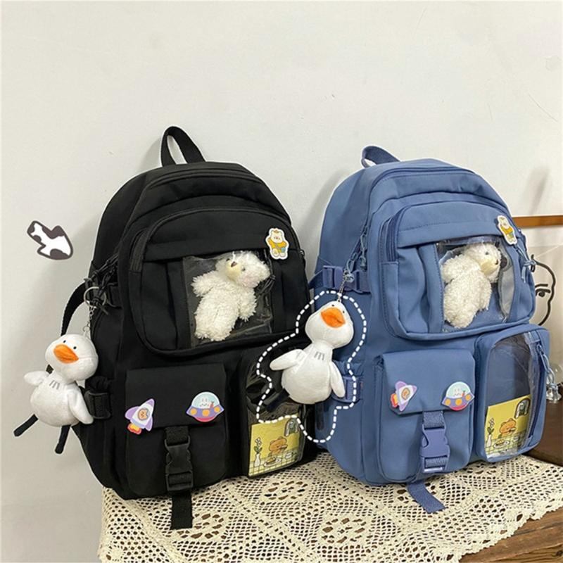 School Bags Large Capacity Kawaii Backpack Women Waterproof Nylon Female Bag Cute Girl Travel Book College Lady Laptop Backpacks, 01
School Bags Large Capacity Kawaii Backpack Women Waterproof Nylon Female Bag Cute Girl Travel Book College Lady Laptop Backpacks, 01