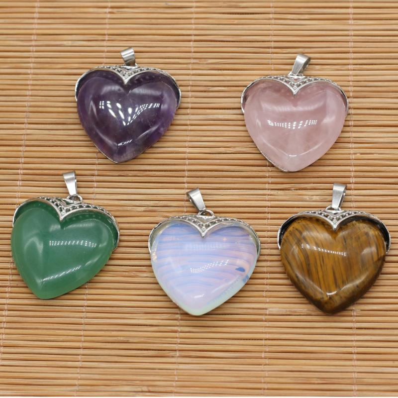 Pendant Necklaces Charms Heart Shape Rose Quartzs Natural Semi-precious Stone Pendants For Jewelry Making DIY Necklace Accessories 32x35mmPe
Pendant Necklaces Charms Heart Shape Rose Quartzs Natural Semi-precious Stone Pendants For Jewelry Making DIY Necklace Accessories 32x35mmPe