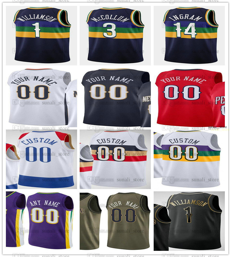2022-23 Zion Basketball Williamson Jerseys CJ McCollum Brandon Ingram Jonas Valanciunas Larry Nance Jr. Devonte' Graham Jaxson Hayes Kira Lewis Jr. Murphy III Printed, White
2022-23 Zion Basketball Williamson Jerseys CJ McCollum Brandon Ingram Jonas Valanciunas Larry Nance Jr. Devonte' Graham Jaxson Hayes Kira Lewis Jr. Murphy III Printed, White