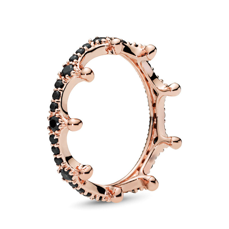 New Popular High Quality 925 Sterling Silver Stackable Party Bow Crown Rings For Women Couple S925 Snake Jewelry Gifts