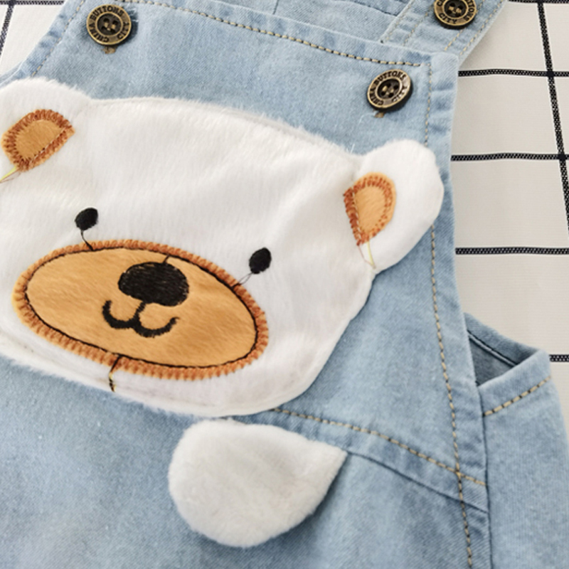 IENENS Kids Baby Jumper Boys Girls Clothes Pants Denim Shorts Jeans Overalls Toddler Infant Jumpsuits born Clothing Trousers 220707