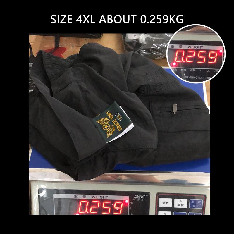 Men's Pants Multi Pocket Cargo Men Work Breathable Quick Dry Army Casual Summer Autumn Loose Military Tactical Trousers Malem