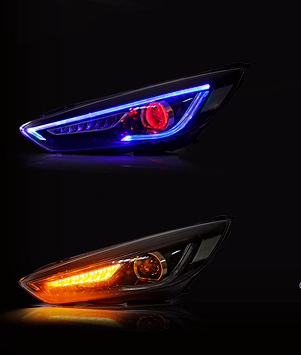 Car Parts LED Head Lamp For Ford Focus MK3 Headlights 20 15-20 18 LED Headlight DRL Turn Signal Driving Light