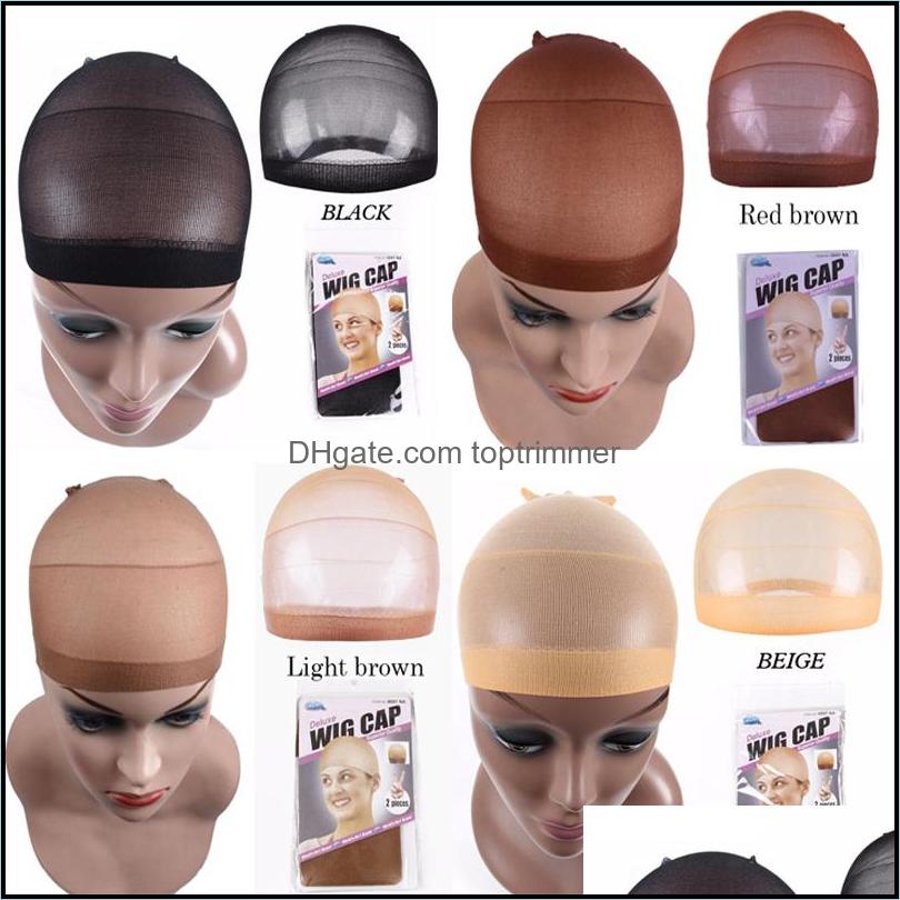 2Pcs/Pack Hair Mesh Wig Cap Nets Stretchable Unisex Elastic Dome Size Factory Direct Sale Drop Delivery 2021 Caps Accessories Tools Produc
2Pcs/Pack Hair Mesh Wig Cap Nets Stretchable Unisex Elastic Dome Size Factory Direct Sale Drop Delivery 2021 Caps Accessories Tools Produc