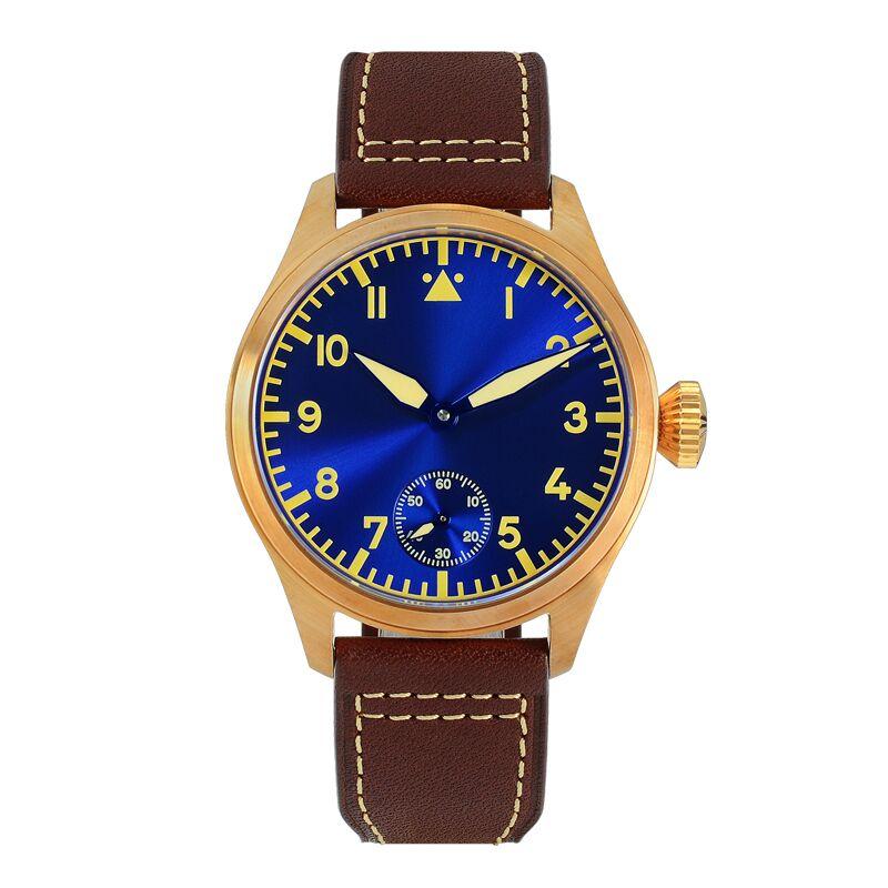 Watch Boxes & Cases Bronze Big 's Men's Luminous Mechanical Transparent Bottom WaterproofWatch CasesWatch