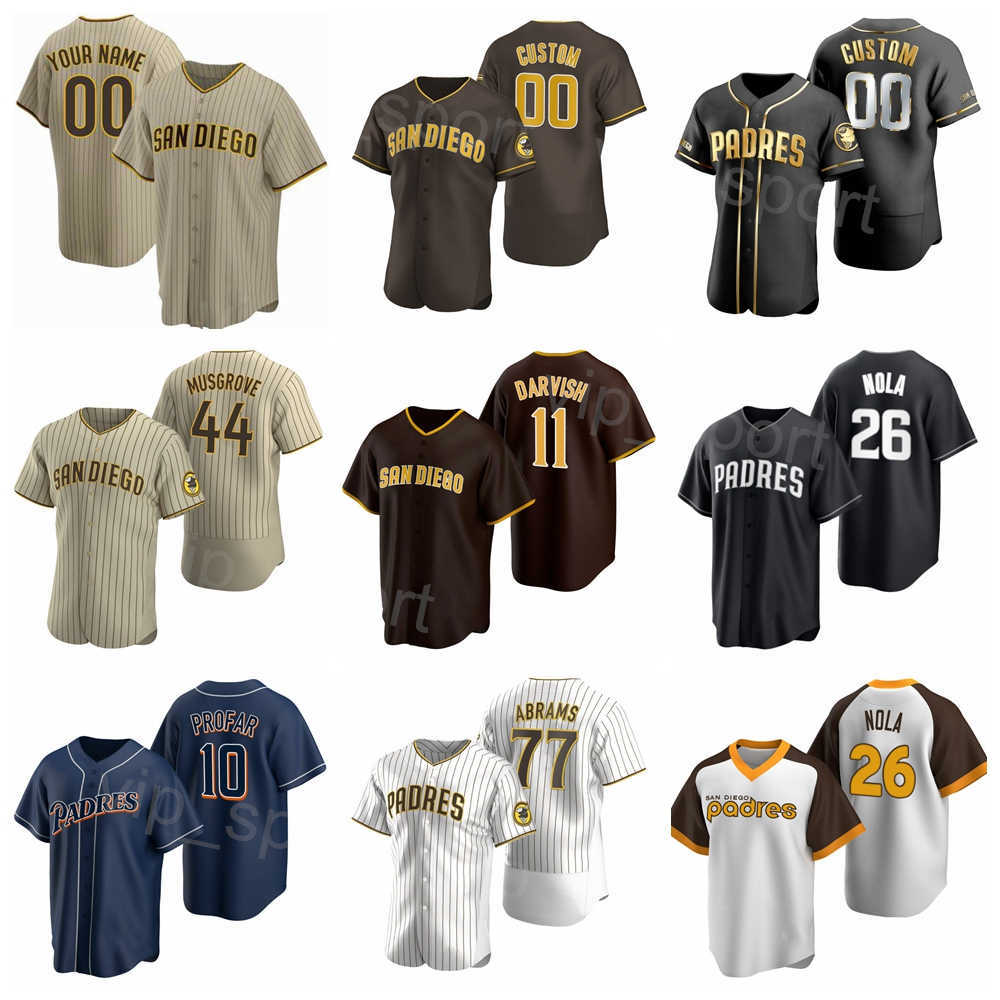 2022 Baseball 7 Victor Caratini Jersey Team 11 Yu Darvish 44 Joe Musgrove 7 Haseong Kim 45 Luke Voit 10 Jurickson Profar 26 Austin Nola City Conn