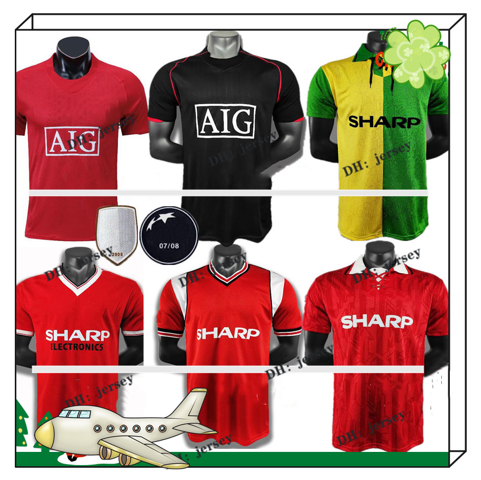 Retro soccer jersey UNITED MAN UTD football Giggs SCHOLES Beckham RONALDO CANTONA Solskjaer KEANE 04 06 07 08 09 98 99 90 92 94 9, Retro 1999 home
Retro soccer jersey UNITED MAN UTD football Giggs SCHOLES Beckham RONALDO CANTONA Solskjaer KEANE 04 06 07 08 09 98 99 90 92 94 9, Retro 1999 home
