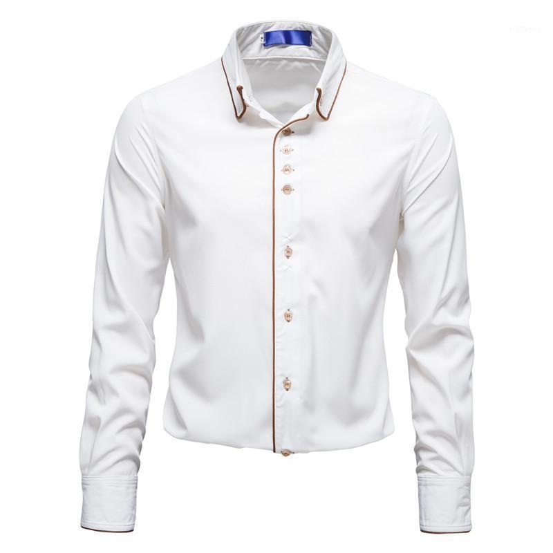 Men' Casual Shirts Luxury Royal White Shirt Men 2022 Brand Long Sleeve Button Up Dress Mens Formal Business Wedding Tuxedo For XXL, Wine red
Men' Casual Shirts Luxury Royal White Shirt Men 2022 Brand Long Sleeve Button Up Dress Mens Formal Business Wedding Tuxedo For XXL, Wine red