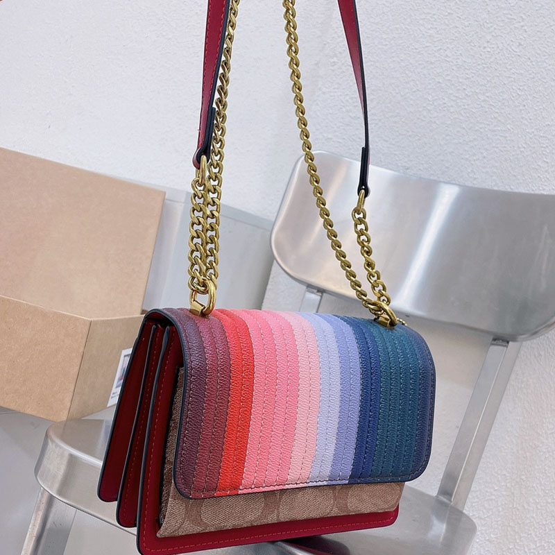 HH Top Klare Multicolor small Canvas shoulder bags Women Rainbow Denim Bags Chain Crossbody Bag Luxury Messenger Handbags Sacoche Wallet Tote Purse 21x15cm, Add shipping fee
HH Top Klare Multicolor small Canvas shoulder bags Women Rainbow Denim Bags Chain Crossbody Bag Luxury Messenger Handbags Sacoche Wallet Tote Purse 21x15cm, Add shipping fee