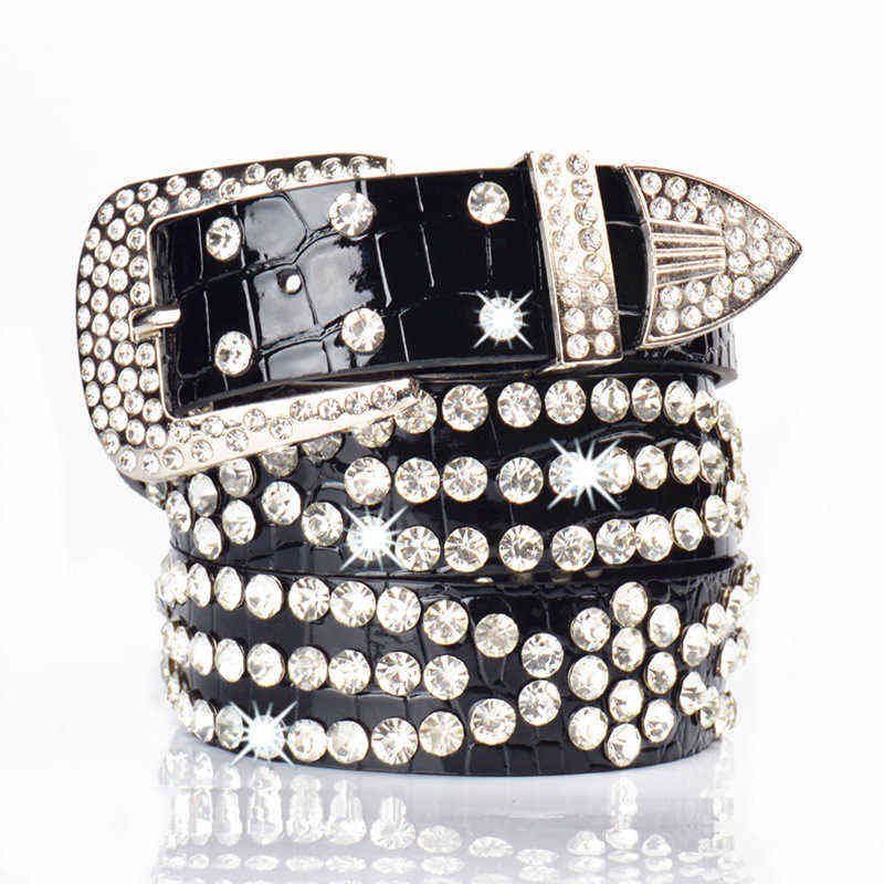 2022 Diamond Belt Wide Buckle Belt for Women Men Vintage Rhinestone Top Quality Strap Female Man for Jeans Summer Decoration Y220419, Black
2022 Diamond Belt Wide Buckle Belt for Women Men Vintage Rhinestone Top Quality Strap Female Man for Jeans Summer Decoration Y220419, Black