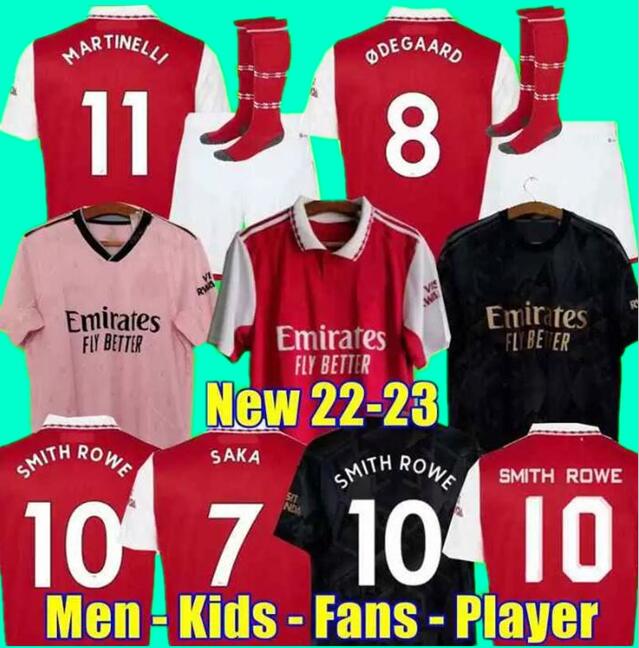 22 23 JESUS SMITH ROWE PEPE SAKA soccer jerseys Fans Player version ODEGAARD MARTINELLI ZINCHENKO 2022 2023 football shirt Men Kids kit sets arsen Gunners THOMAS
22 23 JESUS SMITH ROWE PEPE SAKA soccer jerseys Fans Player version ODEGAARD MARTINELLI ZINCHENKO 2022 2023 football shirt Men Kids kit sets arsen Gunners THOMAS