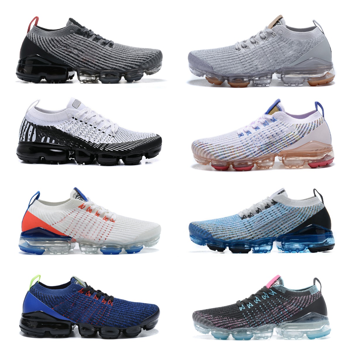 Top Quality Airs Cushion Vapores Fly knit 2.0 3.0 Mens Casual Shoes Triple Black Dark Grey Metallic Gold Zebra Sail Oreo Sapphire Blue Sport Men Womens Sneakers Trainers, Bubble package bag
Top Quality Airs Cushion Vapores Fly knit 2.0 3.0 Mens Casual Shoes Triple Black Dark Grey Metallic Gold Zebra Sail Oreo Sapphire Blue Sport Men Womens Sneakers Trainers, Bubble package bag