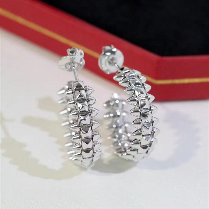 Donia jewelry luxury stud European and American fashion bullet titanium steel three-color creative designer earrings gift with box2539
Donia jewelry luxury stud European and American fashion bullet titanium steel three-color creative designer earrings gift with box2539